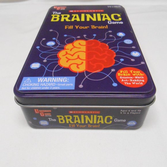 New Scholastic The Brainiac Game Fill your Brain! ages 6+ 🎁  2-4 players - Picture 7 of 11